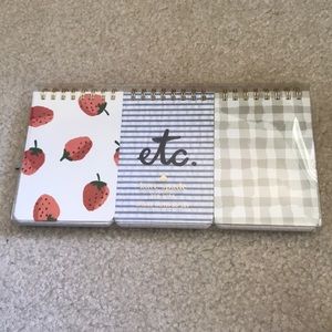 Kate Spade spiral notepad set